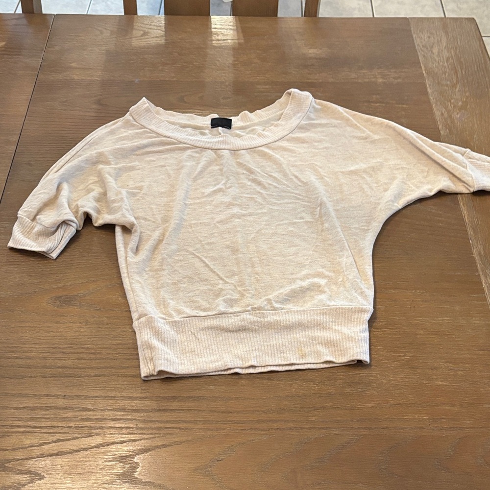 Rue21 Beige Casual Crop Top